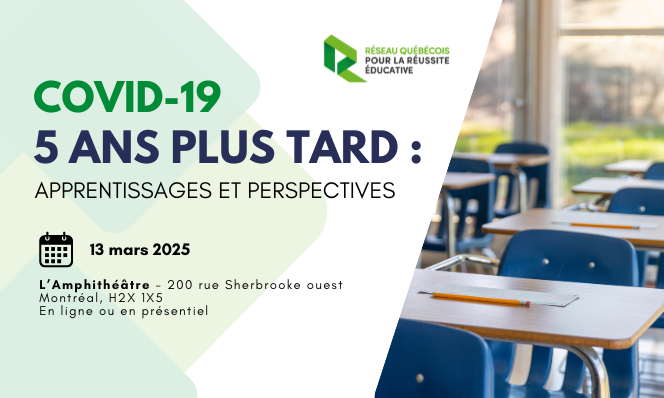 Revivez l'événement : COVID-19, 5 ans plus tard : Apprentissages et perspectives